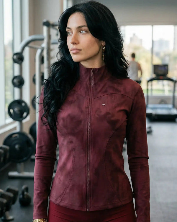Stone Vision: Fitted Zip Jacket