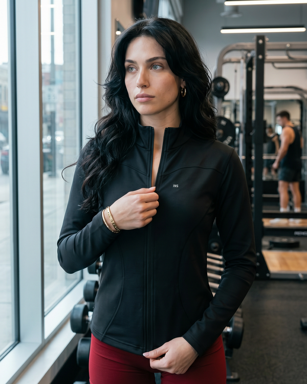 Stone Vision: Fitted Zip Jacket